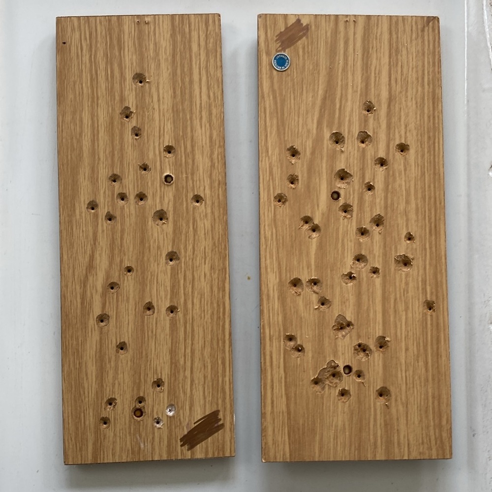 Vintage Carved Bakelite Flamingo - Fish Wood Wall Plaques. Made in West Germany. - Picture 4 of 7